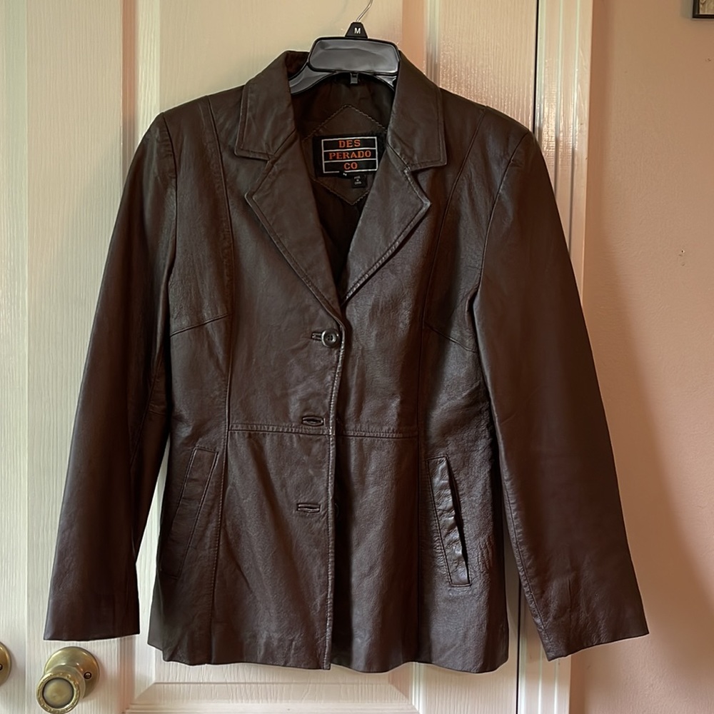 Des Perado dark brown jacket